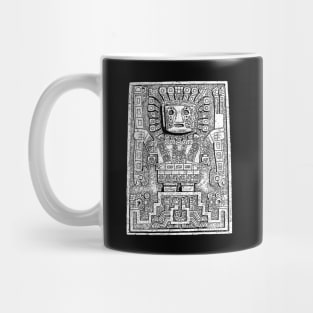 Sun gate, Sun God, Viracocha, Pre Columbian, Mug